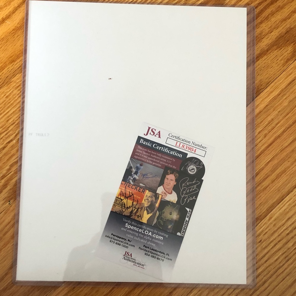 PHIL FONDACARO AUTOGRAPH 8X10 PHOTO TROLL HORROR SIGNED - JSA COA certified - Picture 2 of 3